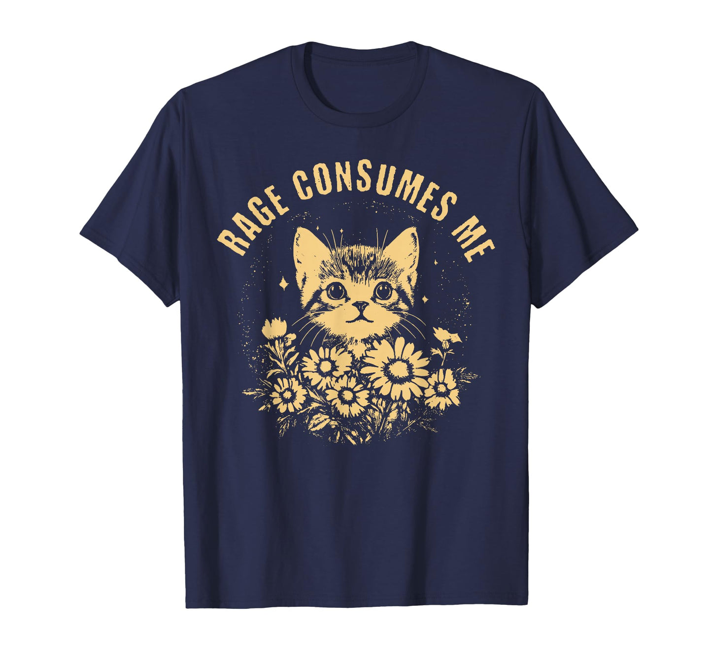 Rage Consumes Me Cute Cat Meme T-Shirt