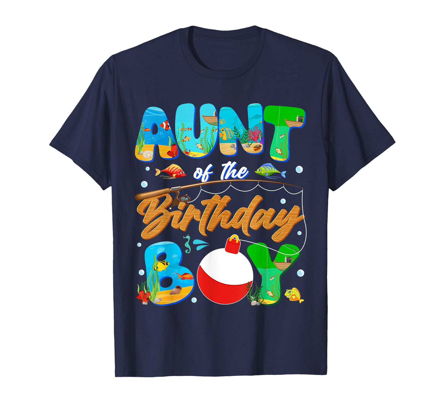 Aunt Of The Birthday Boy Ofishally One Family Matching Party T-Shirt