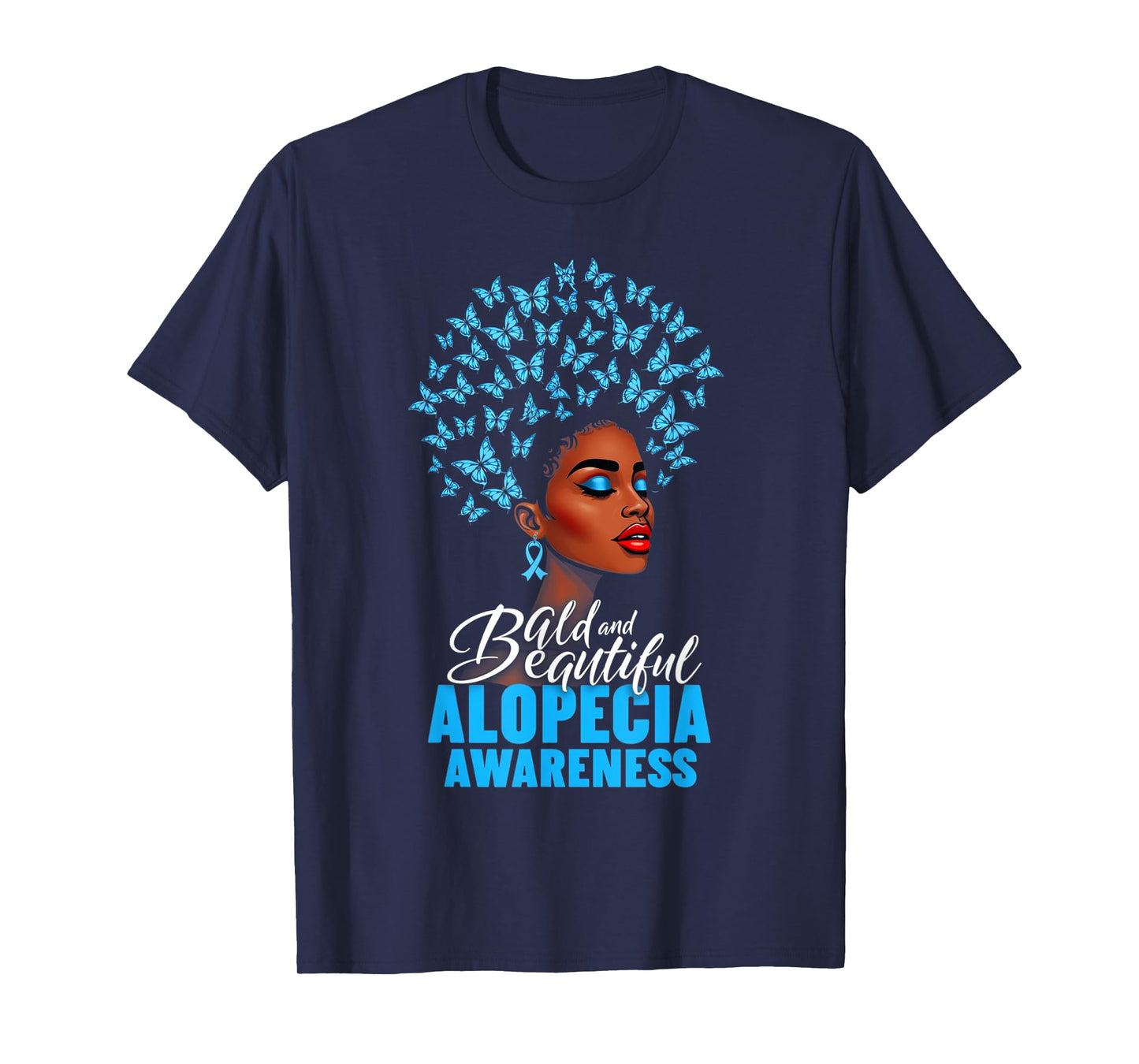 Alopecia Hair Loss Alopecia Areata Awareness T-Shirt