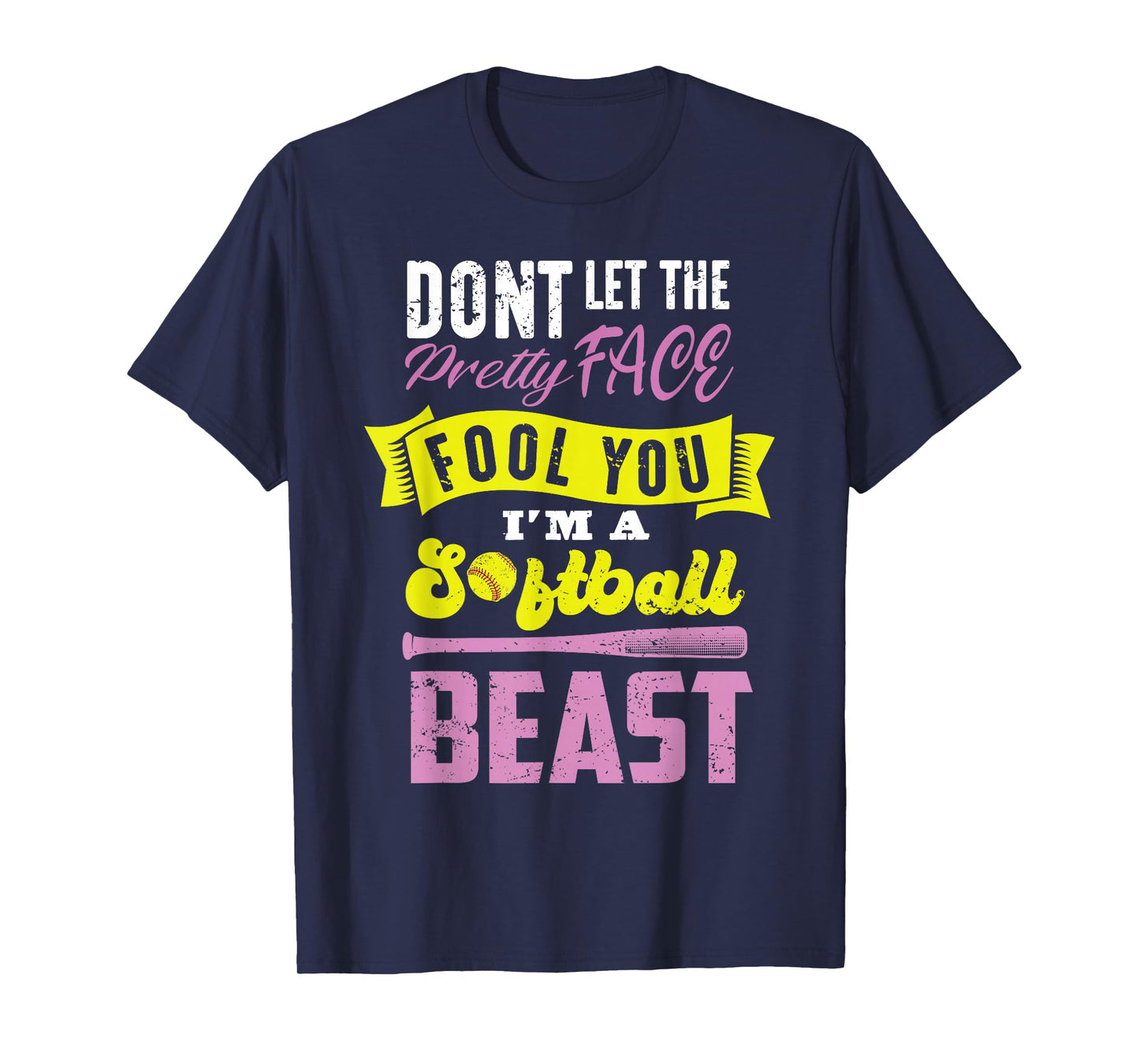 Funny Fastpitch Girls Catcher Softball Game Gift Women Kids T-Shirt