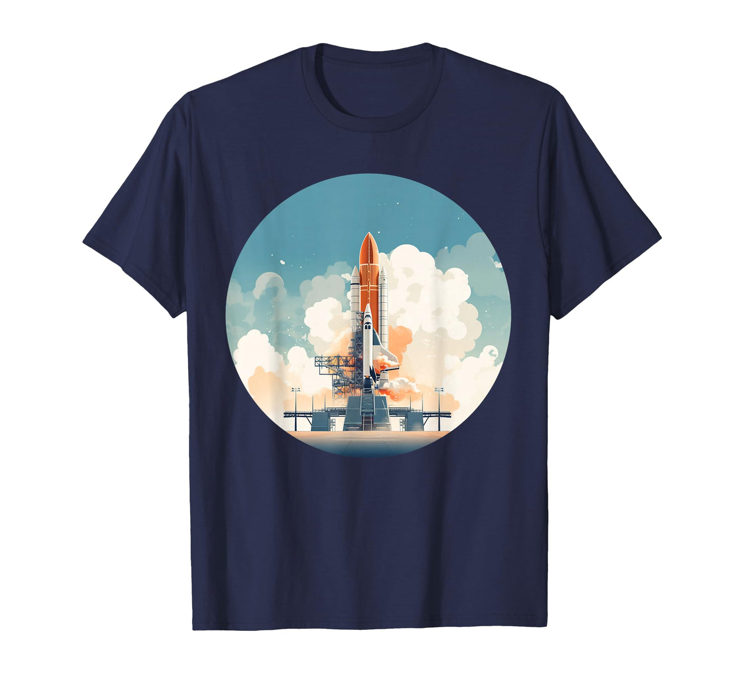 Cool launch Platform for Rockets and Spaceships T-Shirt