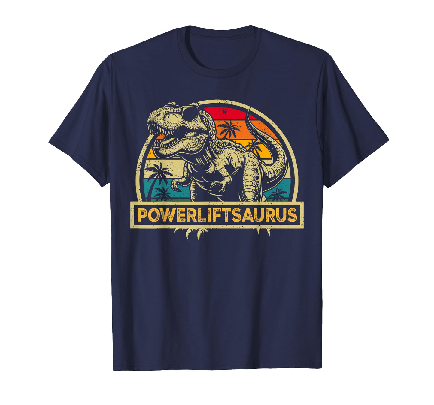 Powerliftsaurus Dinosaur Powerlift Saurus Family Matching T-Shirt