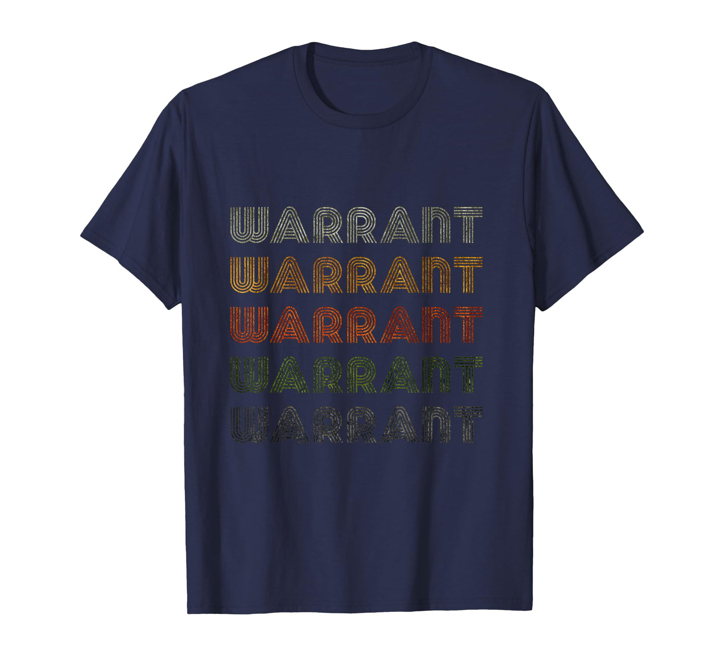 Love Heart Warrant Tee Grunge Vintage Style Black Warrant T-Shirt