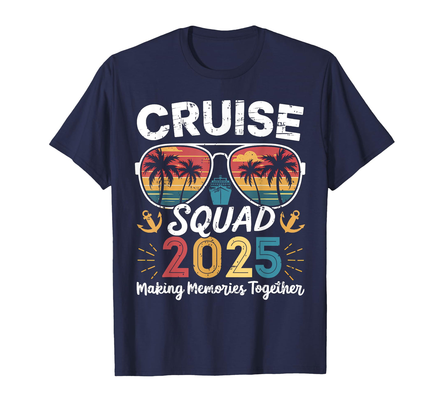 Cruise Squad 2025 Family Group Matching Summer Vacation T-Shirt