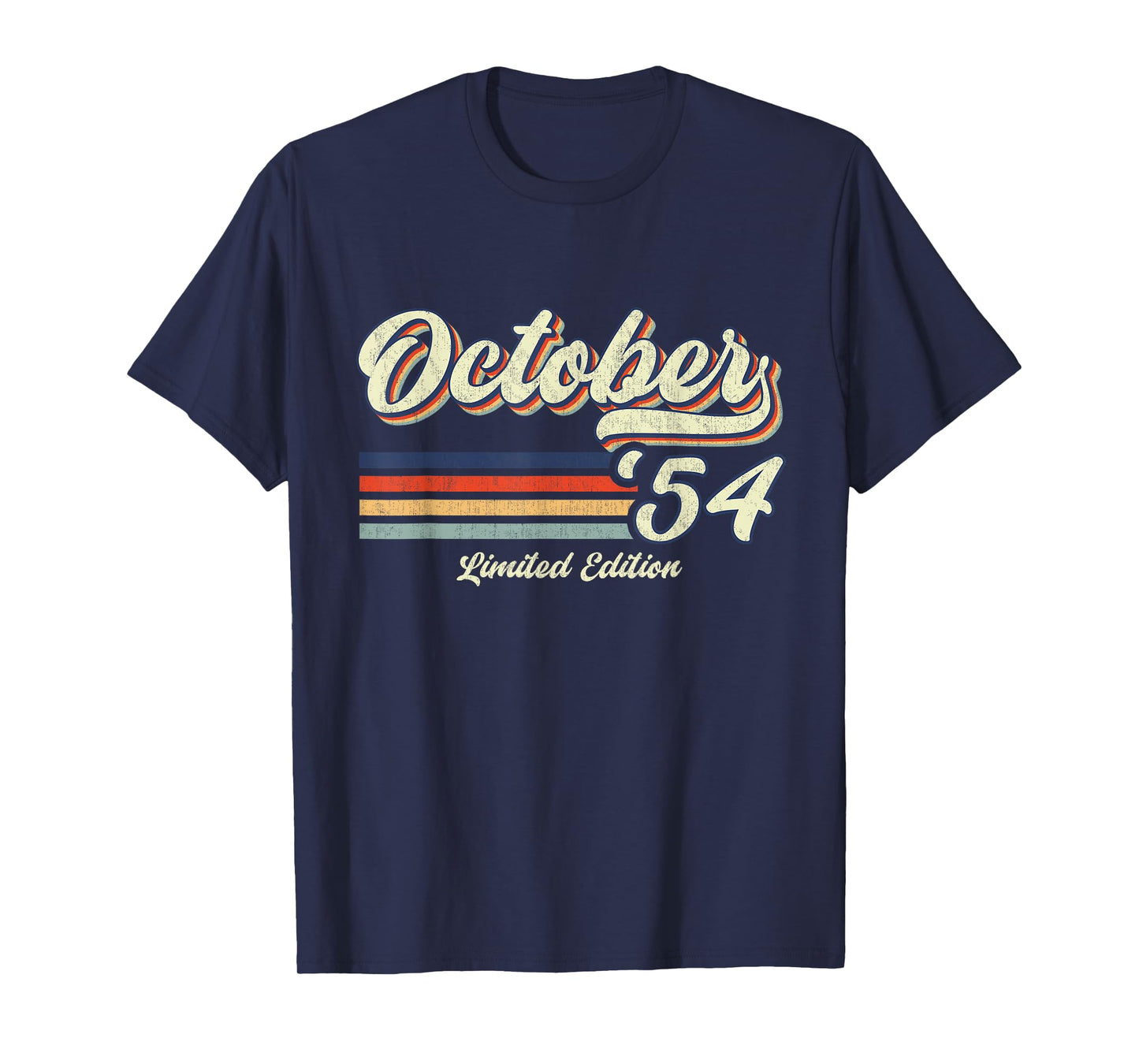 October 1954 Limited Edition 71st Birthday 71 Year Old Gifts T-Shirt