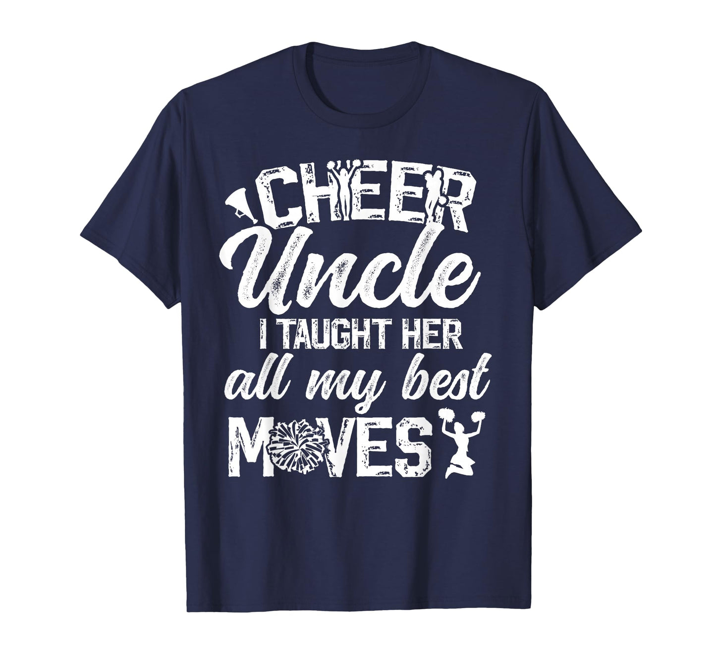 Cheer Uncle Proud Uncle Of A Cheerleader Uncle T-Shirt