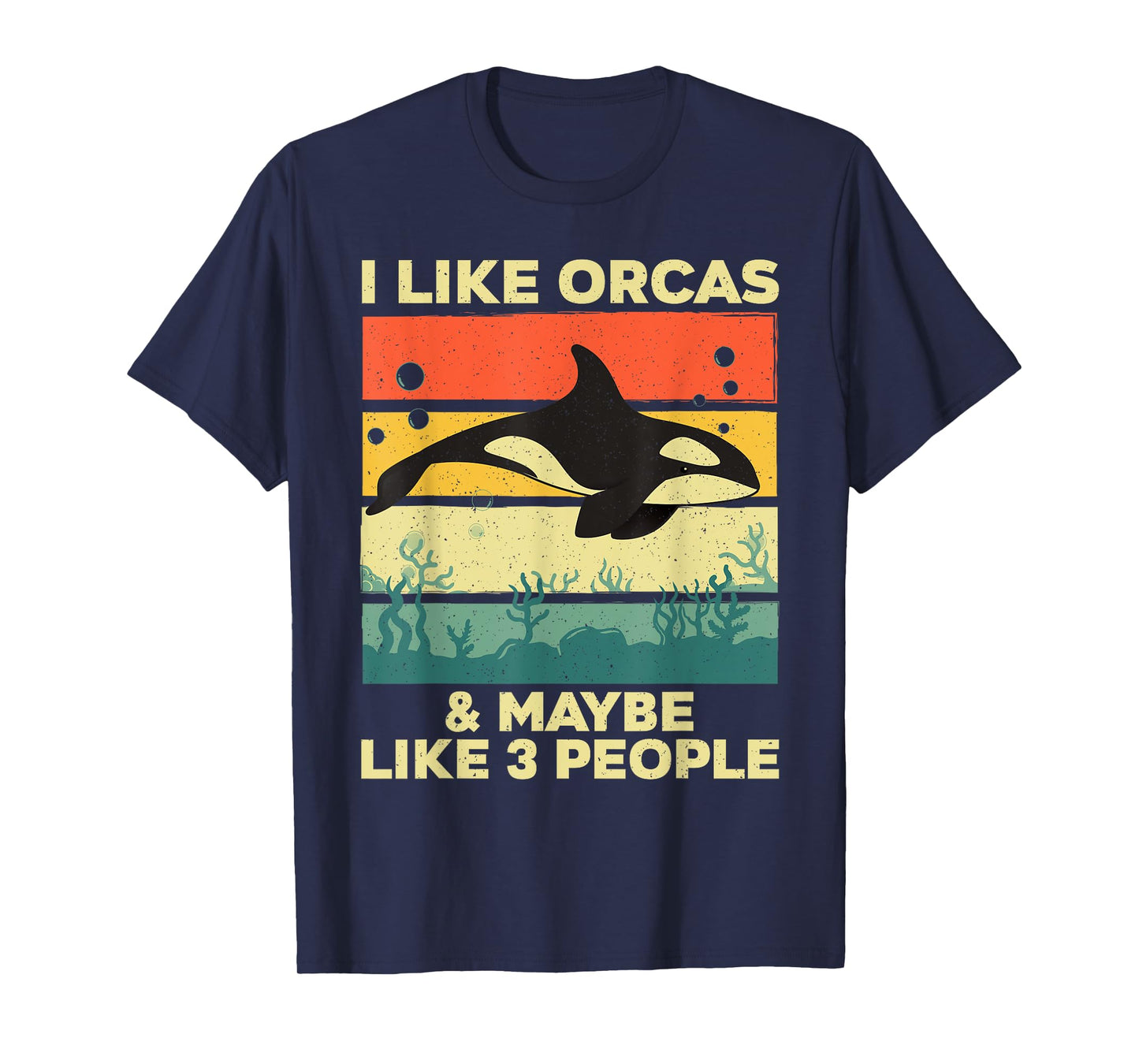 Cool Orca Design For Men Women Kids Killer Whale Ocean Orca T-Shirt