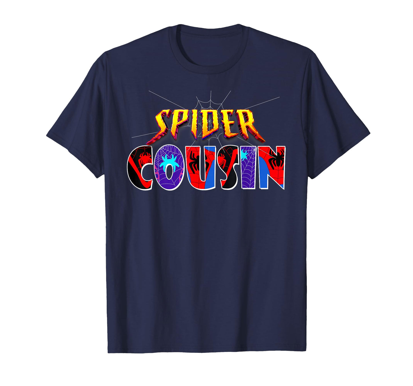 Spider Cousin Shirt Family Birthday Party Halloween Costumes T-Shirt