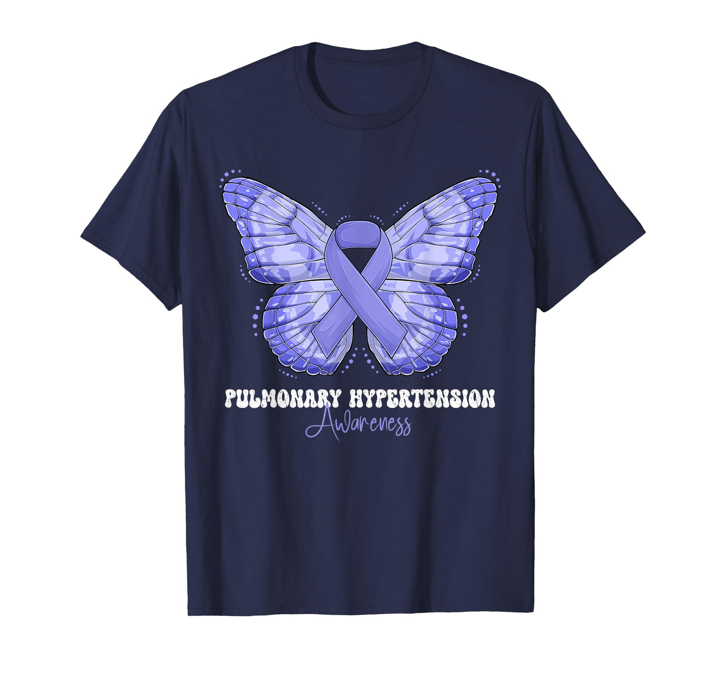 Pulmonary Hypertension Awareness Month Periwinkle Ribbon T-Shirt