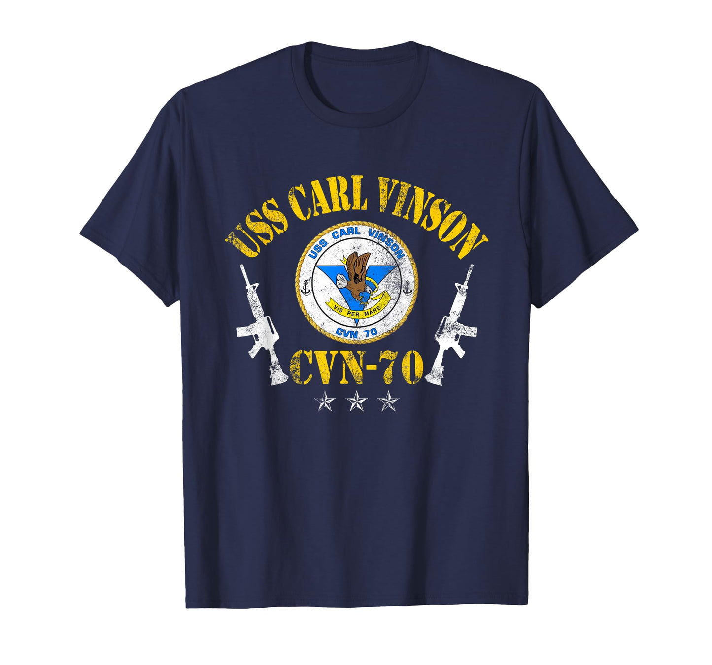 USS Carl Vinson CVN-70 Aircraft Carrier Veteran Patriotic T-Shirt