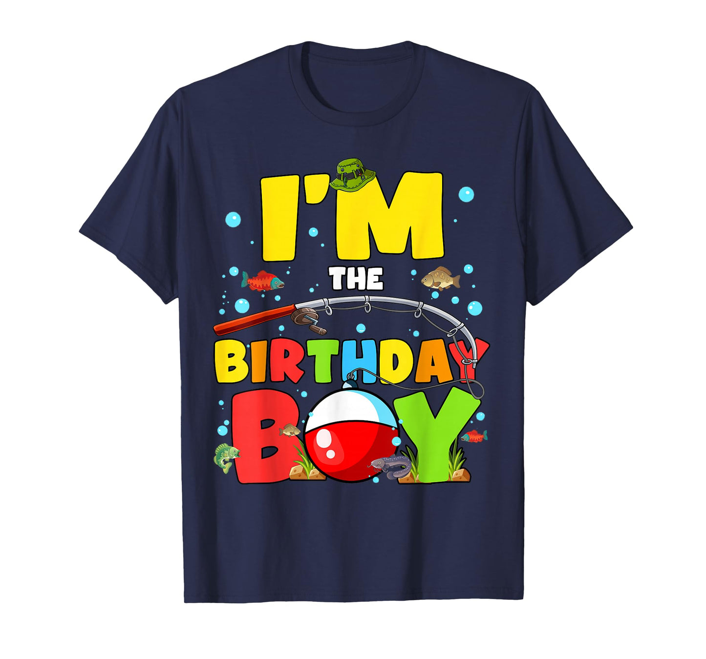 I'm The Birthday Boy Fishing O-Fish-Ally Family Matching T-Shirt