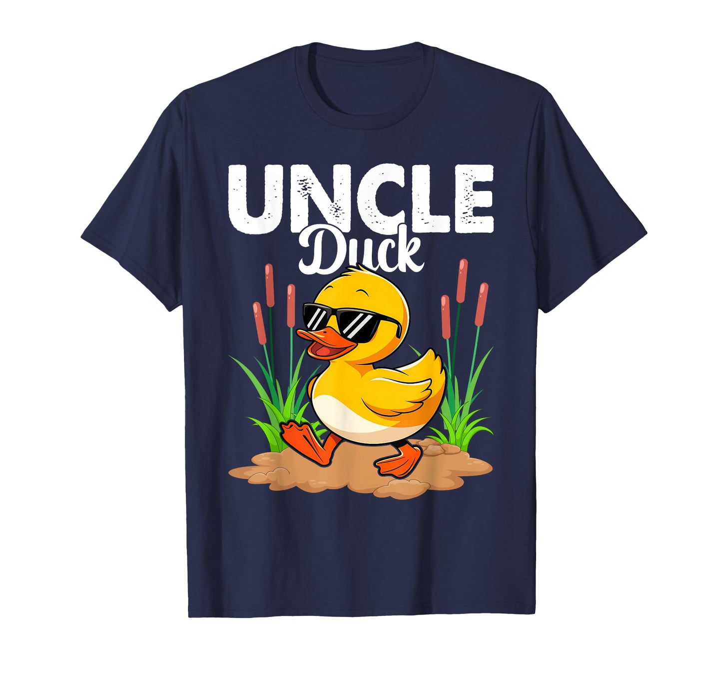 Cute Duckling Duckies Lover Funny Uncle Duck Father's Day T-Shirt