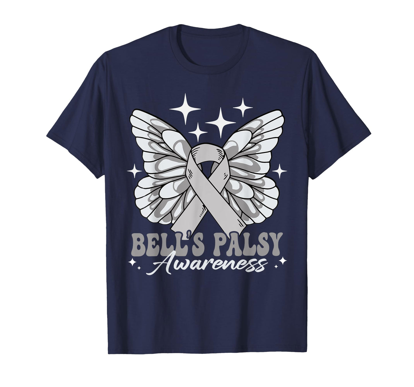 Bells Palsy Family Awareness with Butterfly T-Shirt