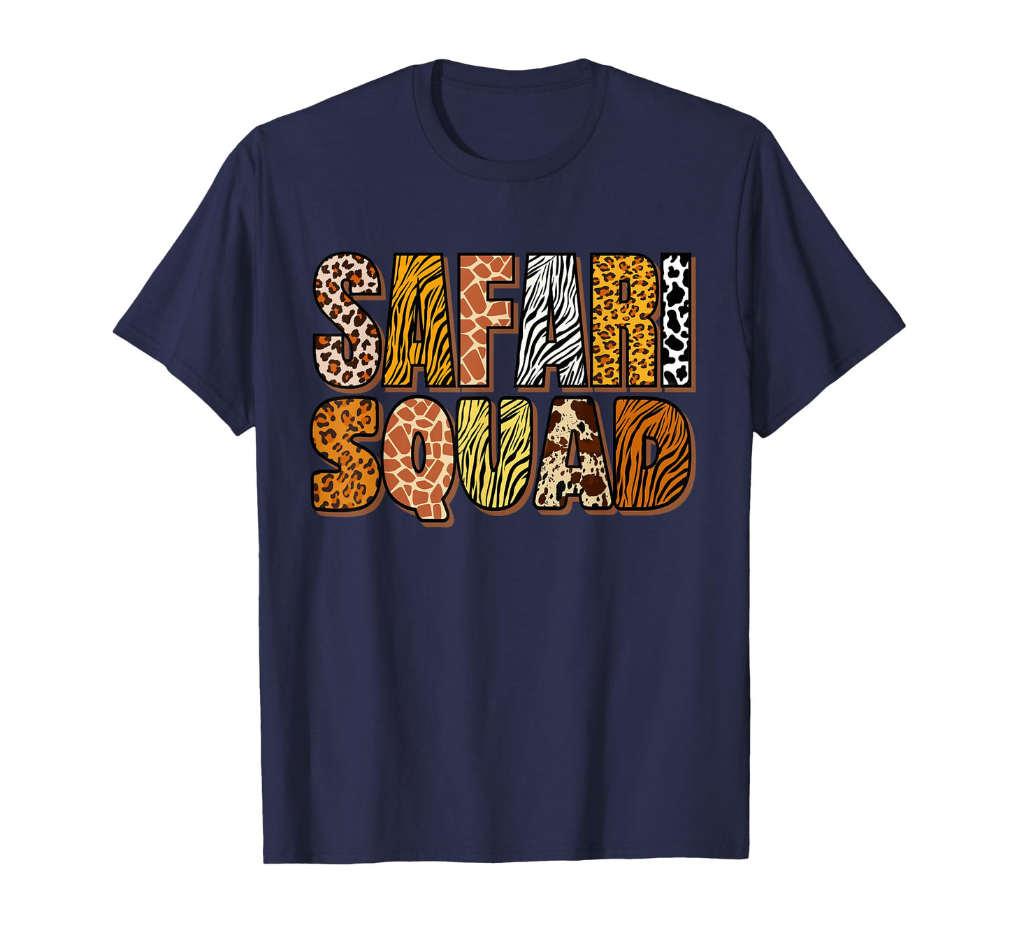 Safari Squad Africa Animal Skin for Boys Girls Children Men T-Shirt
