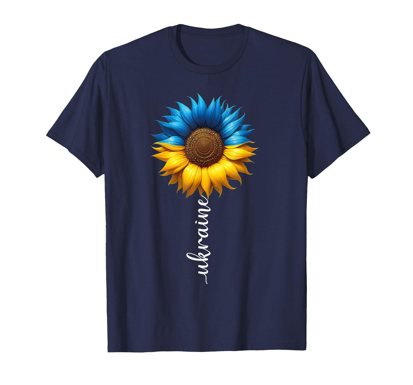 Ukraine Flag Sunflower Vintage Ukrainian Support Ukraine T-Shirt