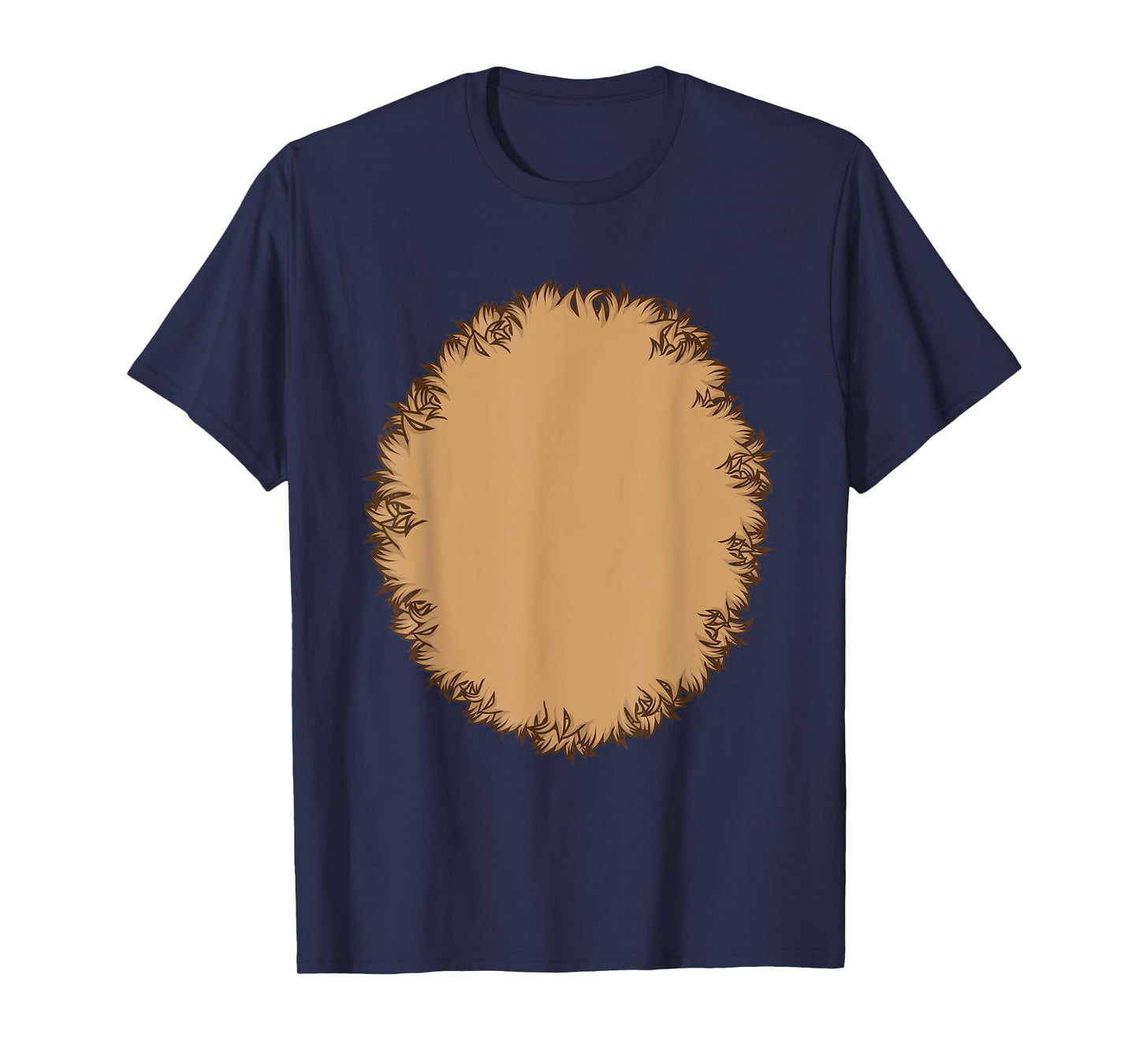 Animal Fur Belly Halloween Costume For Monkey, Bear or Dog Men Women Kids T-Shirt