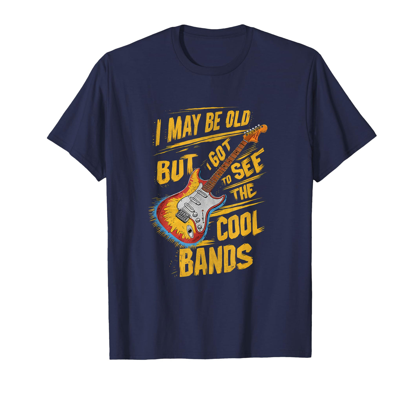 Guitar Shirt for Grandpa Funny Dad Guitar Birthday T-Shirt