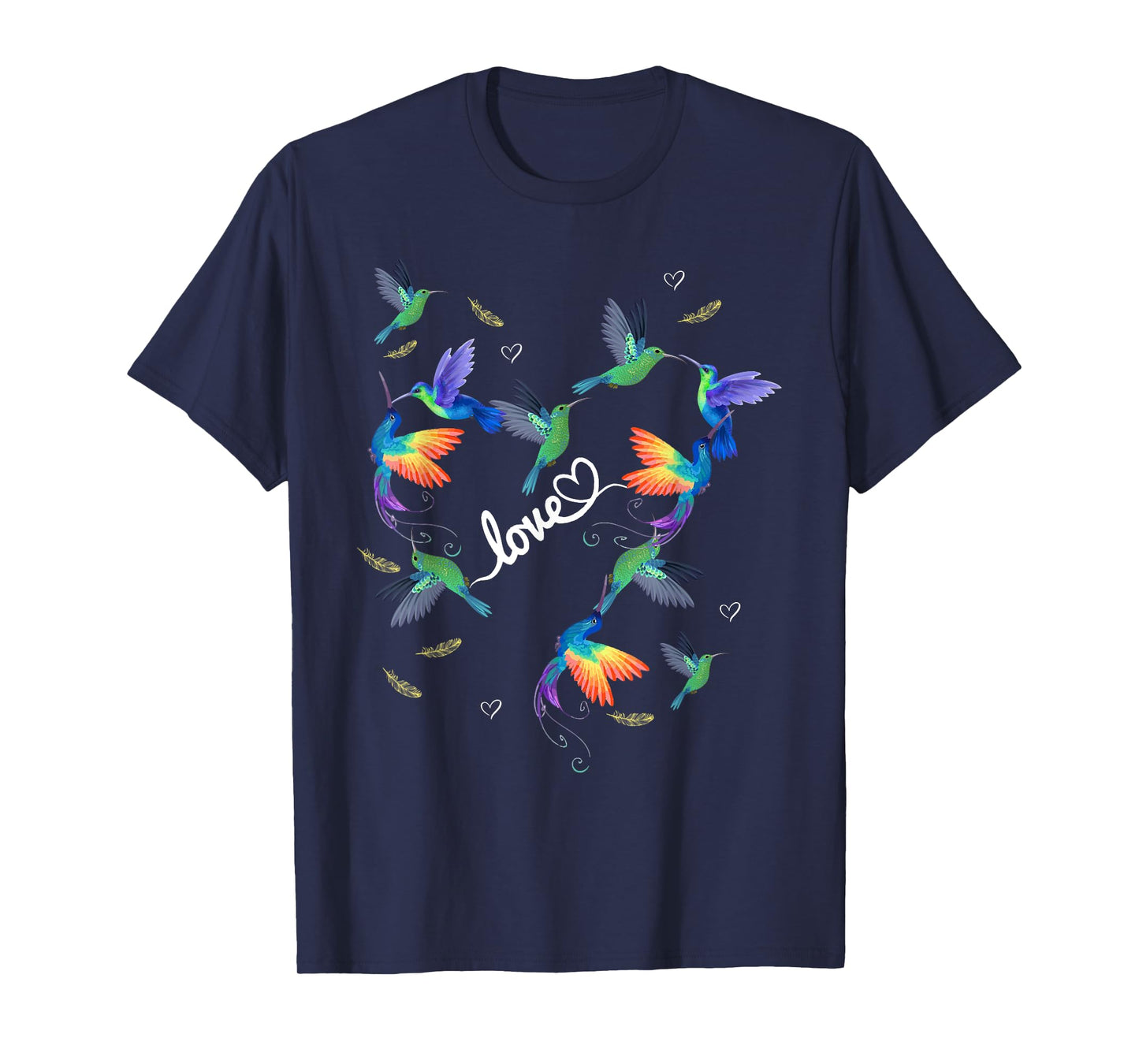 Heart LOVE Hummingbird Lover For Women T-Shirt