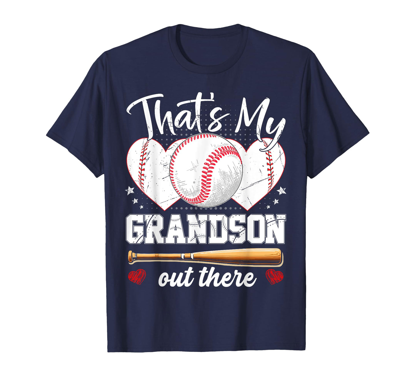 That'S My Grandson Out There Baseball Grandma Mother's Day T-Shirt