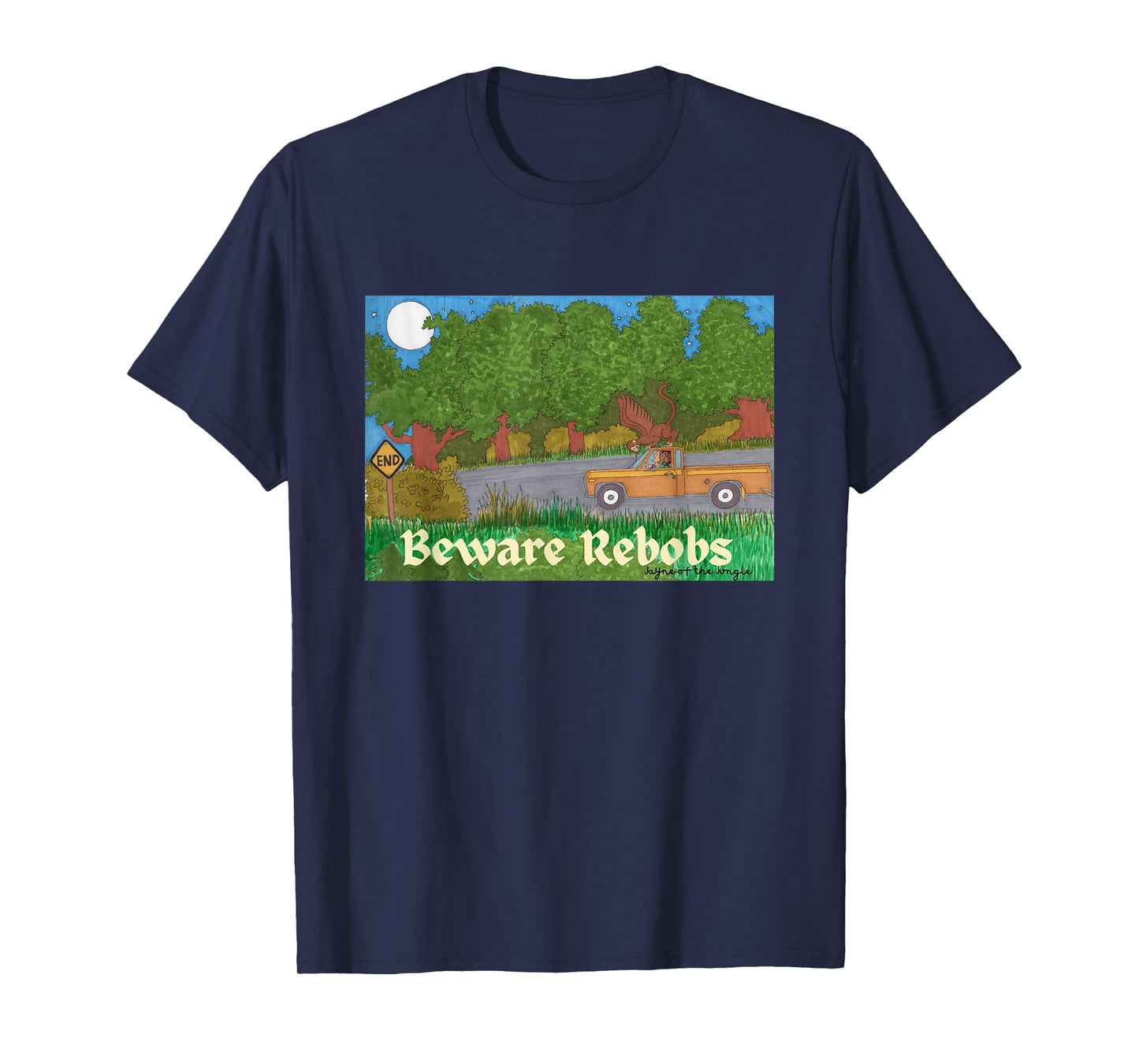 Beware of Rebobs! Napa Valley Legend Flying Monkeys T-Shirt