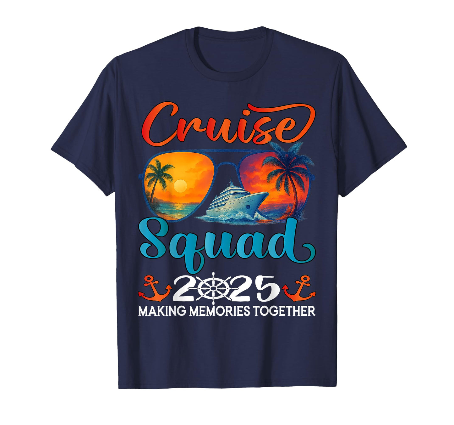 Cruise Squad 2025 Friends Family Vacation Matching Group T-Shirt