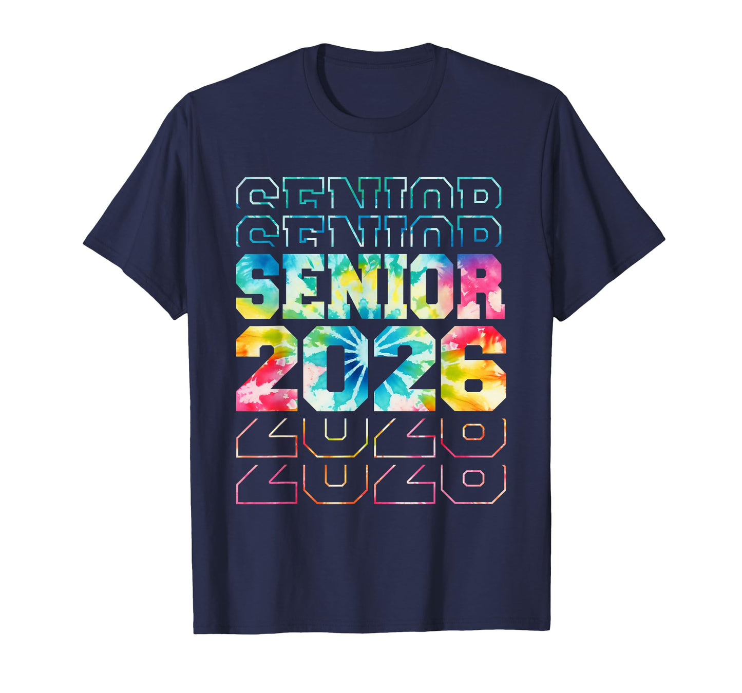 Class of 2026 Tie Dye Graduation 2026 Senior 2026 Men Women T-Shirt