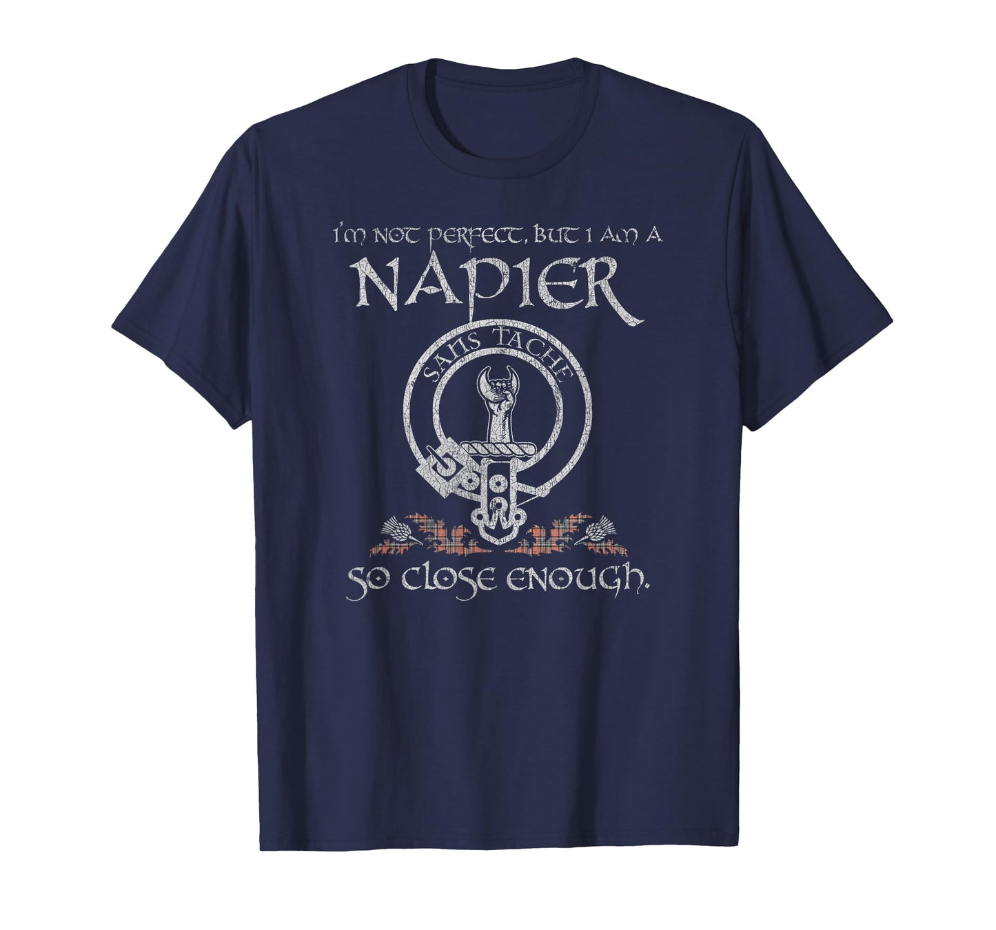 Napier Clan Proud Heritage Scottish Last Name Vintage T-Shirt