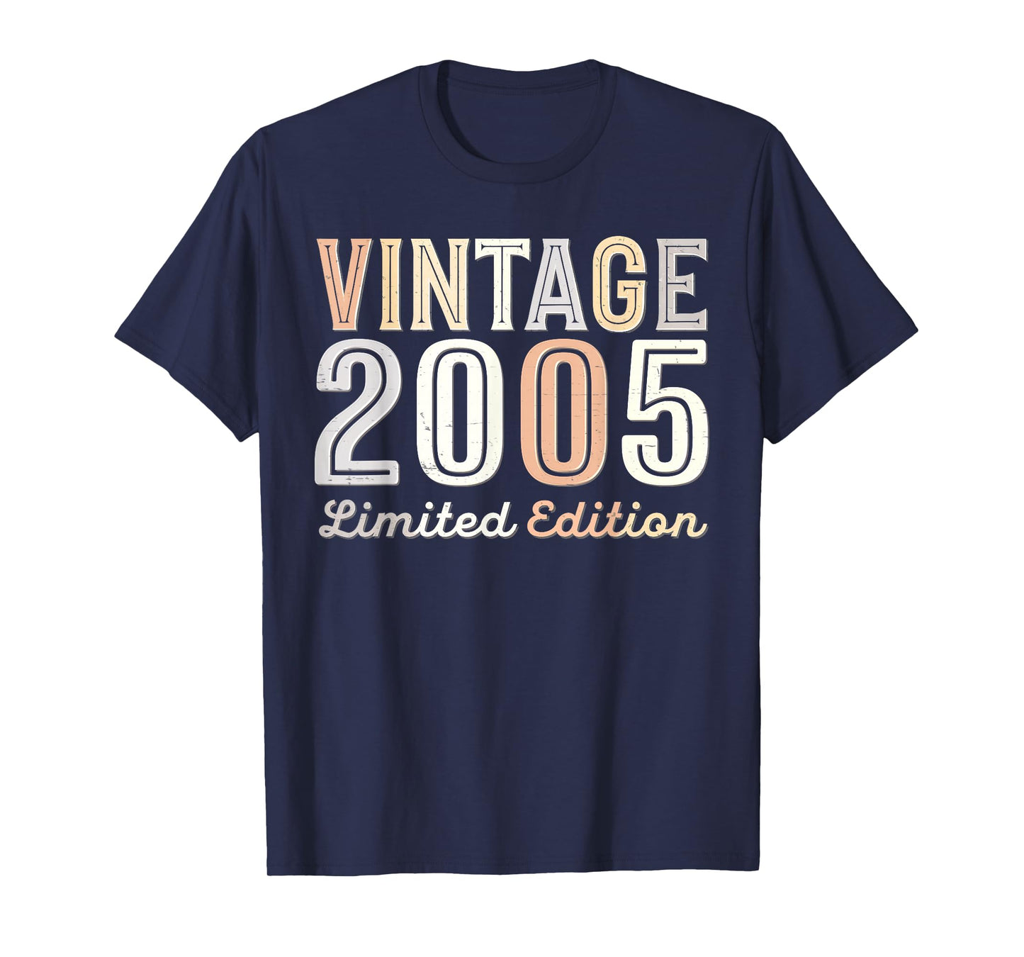 Vintage 2005 Limited Edition 20th Birthday 20 Years Old Bday T-Shirt