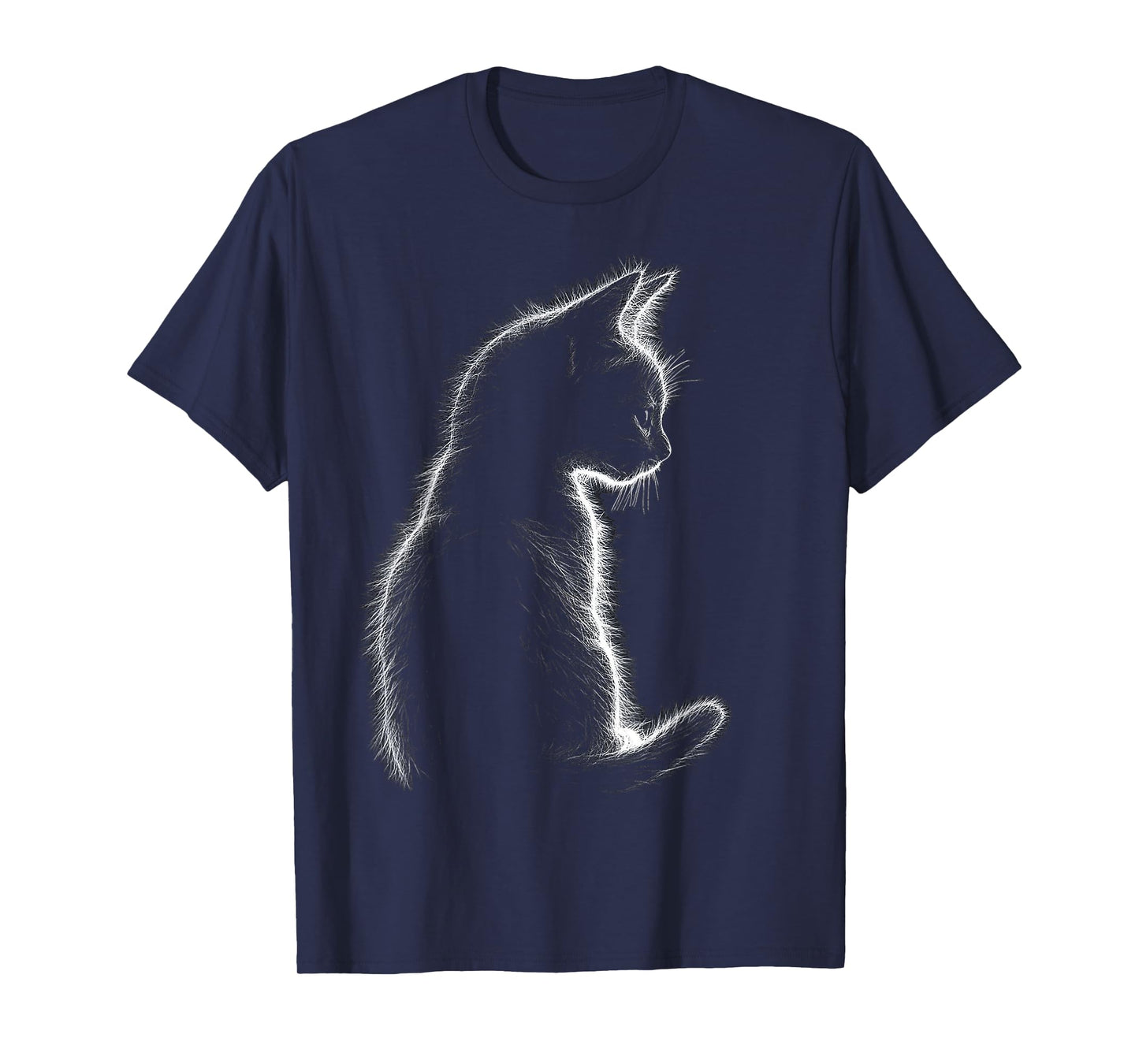 Cat Animal Motif Illustration Cat T-Shirt for Men Women Kids