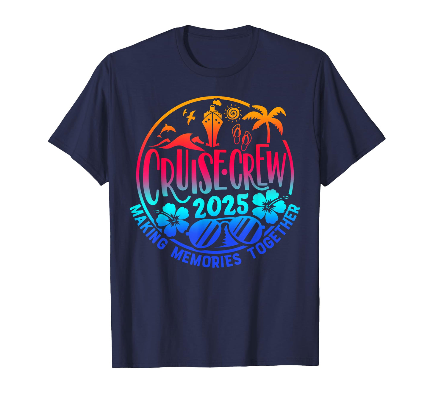 Cruise Crew 2025 Family Friends Vacation Matching Group Trip T-Shirt