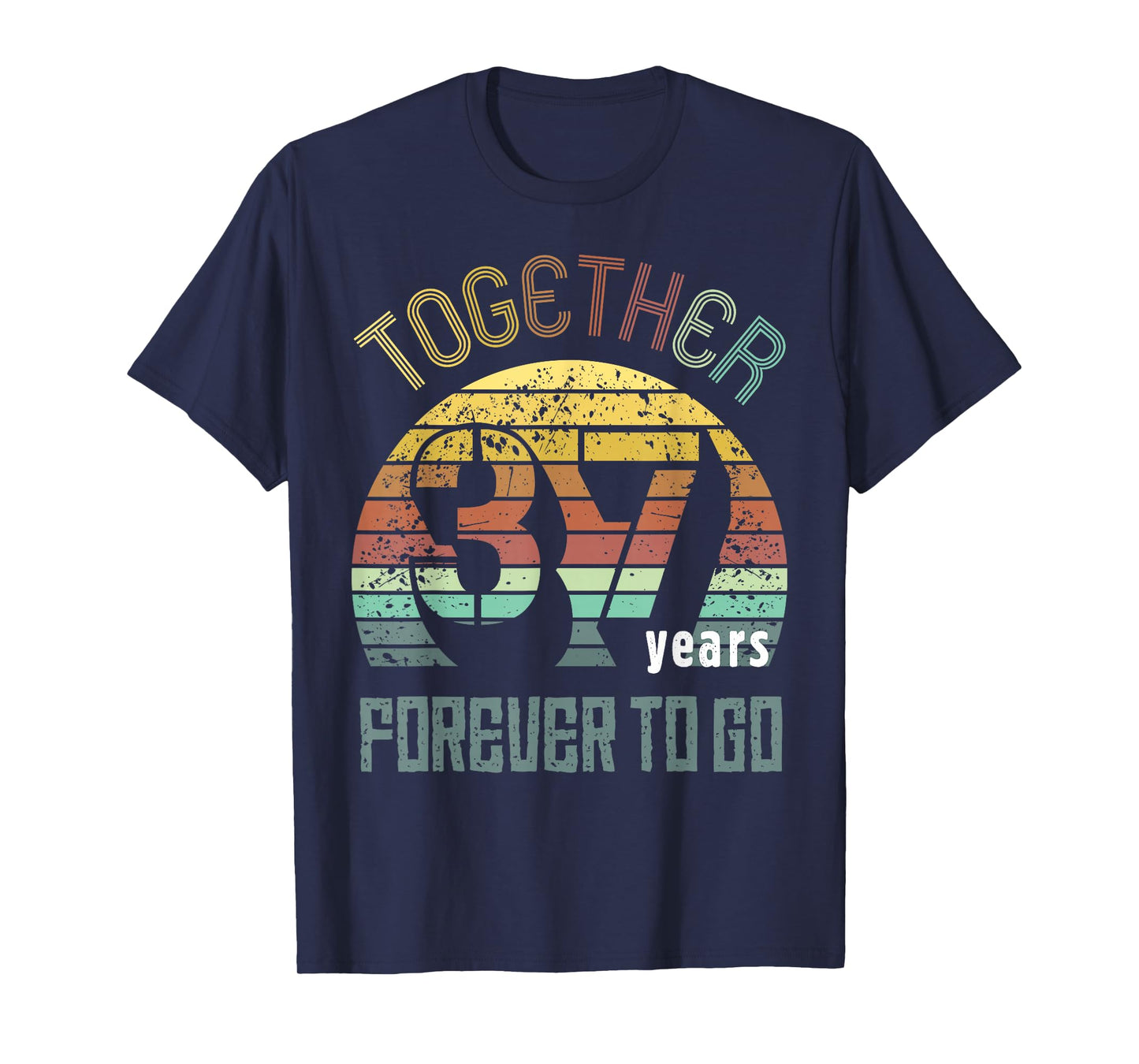 37th Years Wedding Anniversary Gifts For Couples Matching 37 T-Shirt