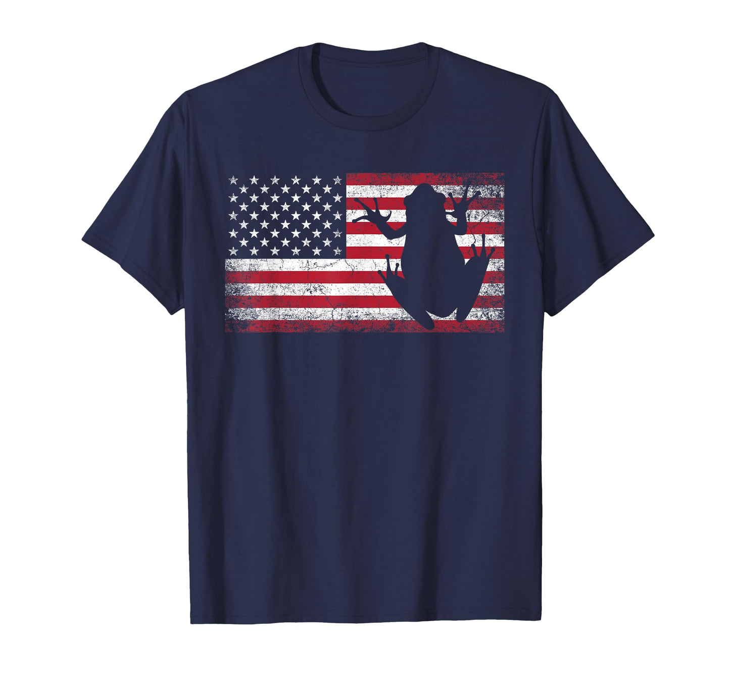Frog Toad 4th of July Gift American Flag USA - America T-Shirt