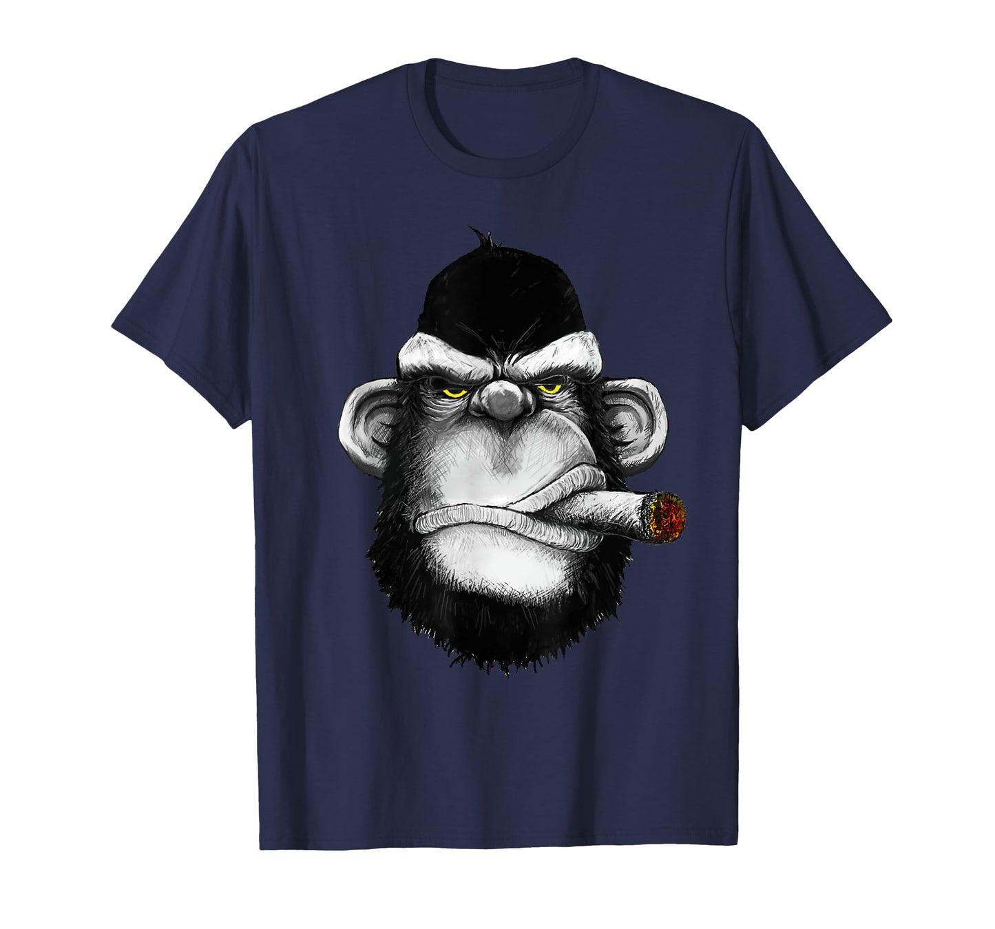 Monkey Smoking Cigar Weed T-Shirt