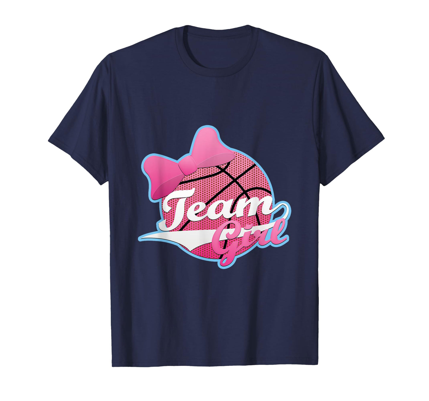 Gender Reveal Party | Team Pink, Girl, Basketball T shirt