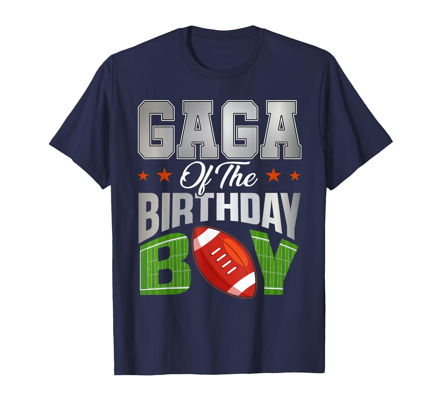 Gaga of The Birthday Boy Football Party Family Matching T-Shirt