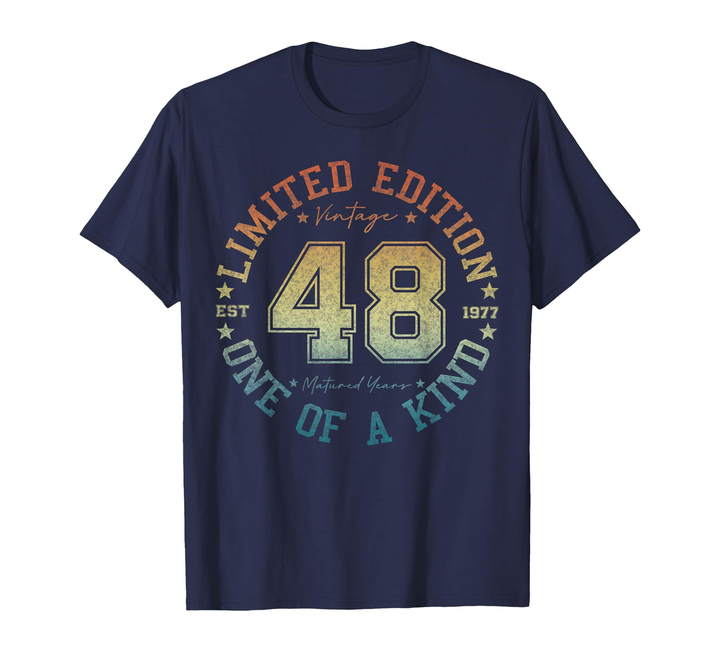48 Year Old Gifts Vintage 1977 Limited Edition 48th Birthday T-Shirt