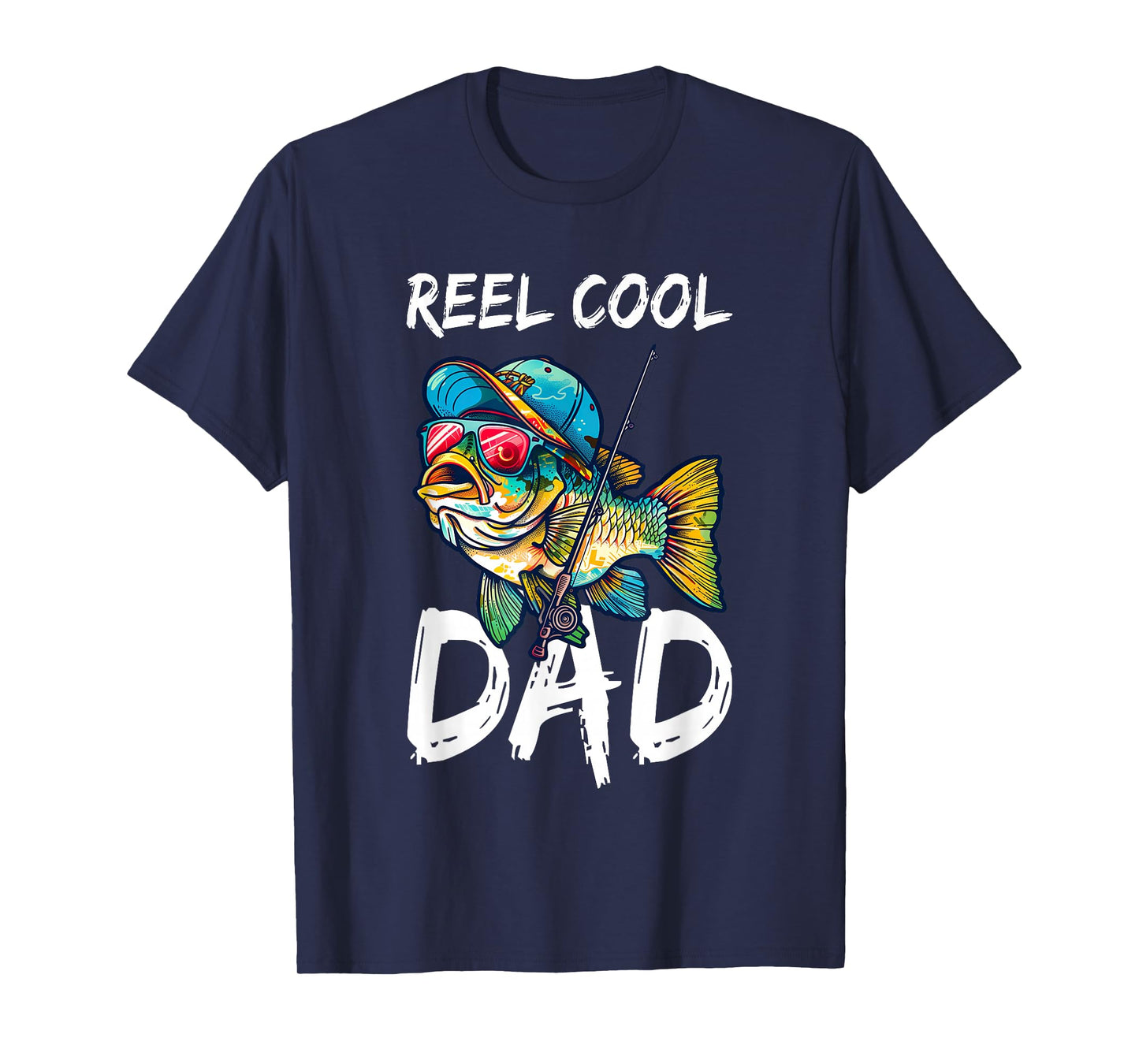Reel Cool Dad Shirt Men Fisherman Fathers Day T-Shirt
