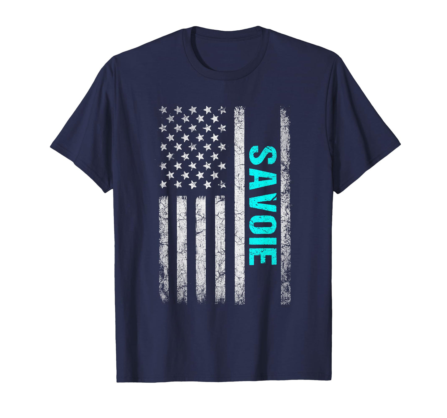 Savoie Name American Flag - Savoie Last Name T-Shirt