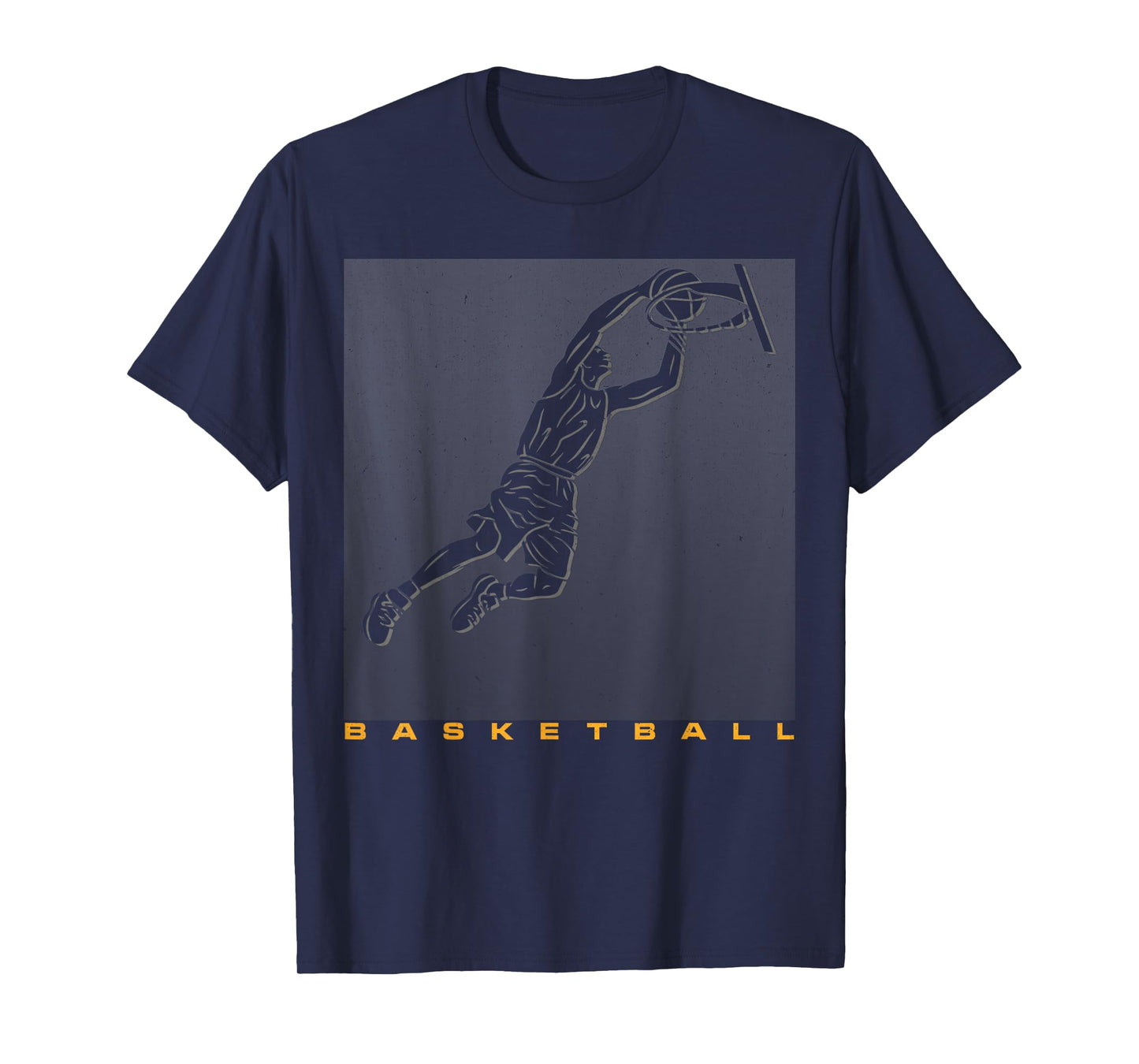 Vintage Retro Love Basketball, Basketball Player Silhouette T-Shirt