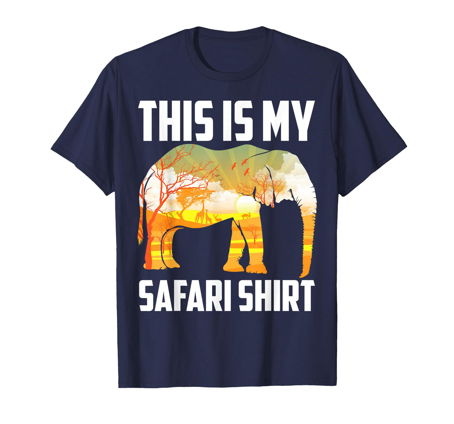 Cool Safari Costume For Men Women Kids Adult African Safari T-Shirt