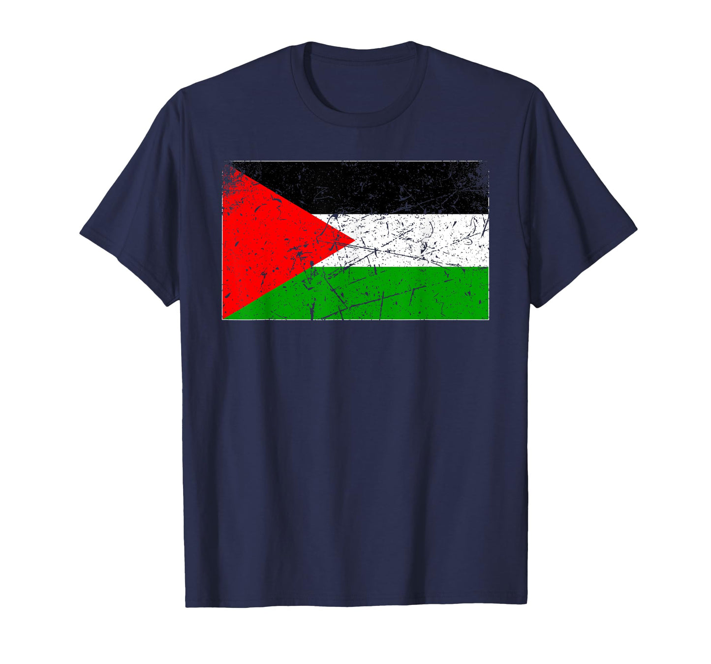 Vintage Palestine Flag For Men Women Kids Boys Girls T-Shirt