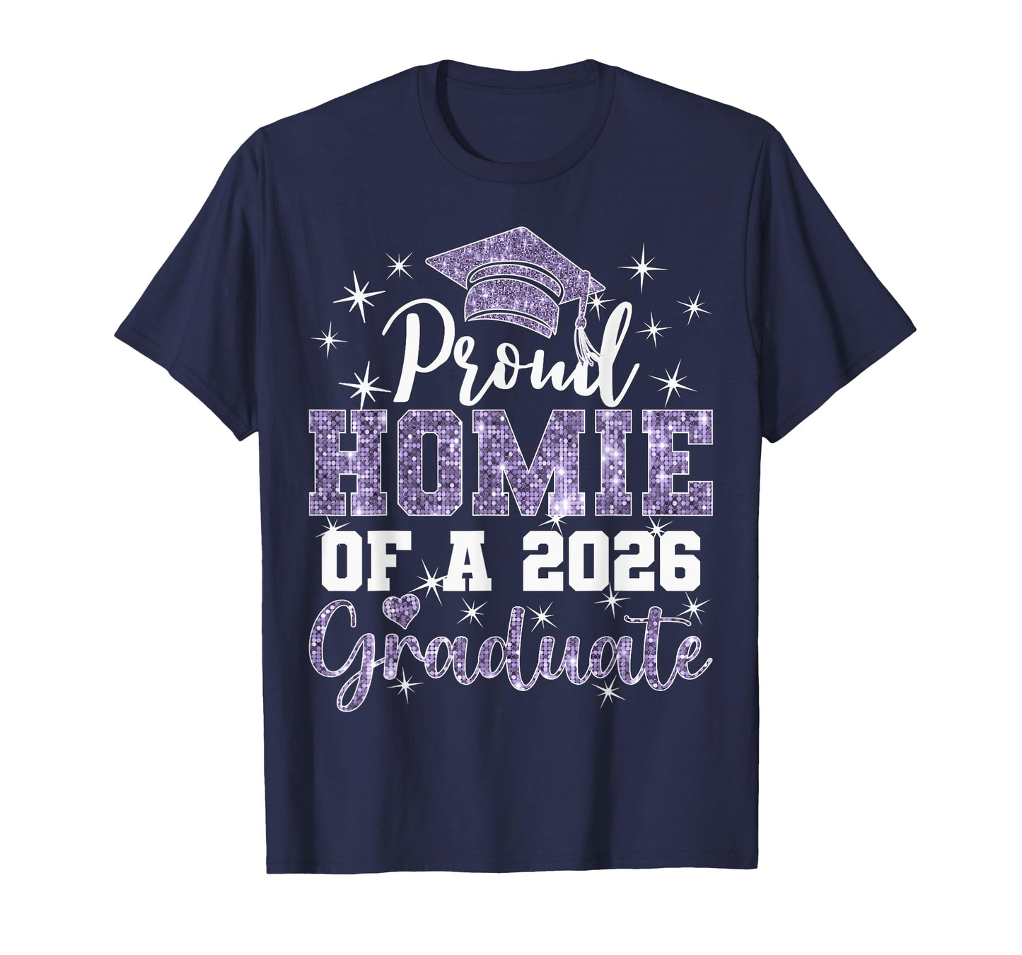 Super Proud Homie of 2026 Graduate Senior Graduation Family T-Shirt