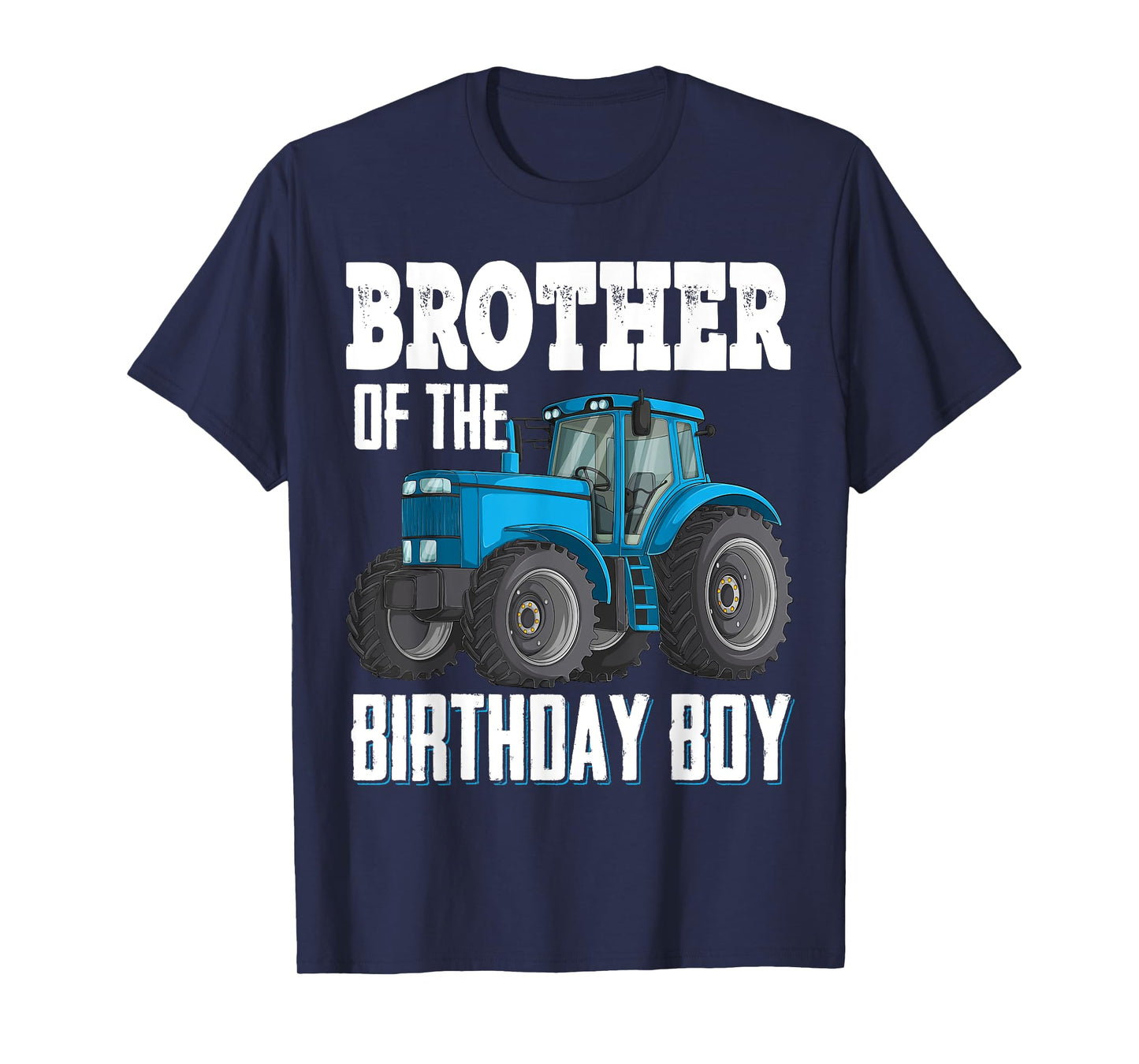 Brother Of The Birthday Boy Family Tractors Farm Trucks Bday T-Shirt