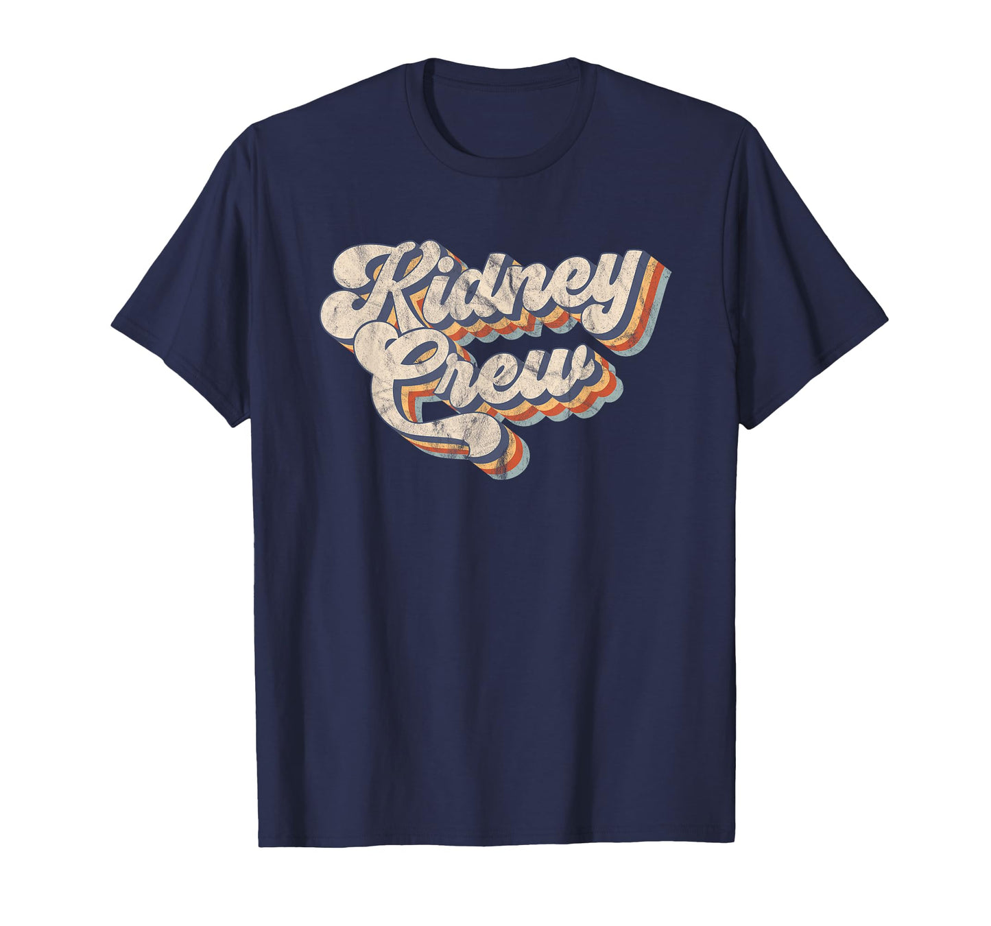 Vintage Retro Kidney Crew Nephrology Nurse For Women Men T-Shirt