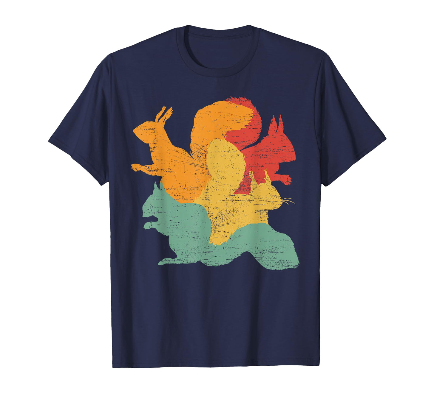 Vintage Squirrels Funny Forest Animal Rodent Lovers Outfit T-Shirt
