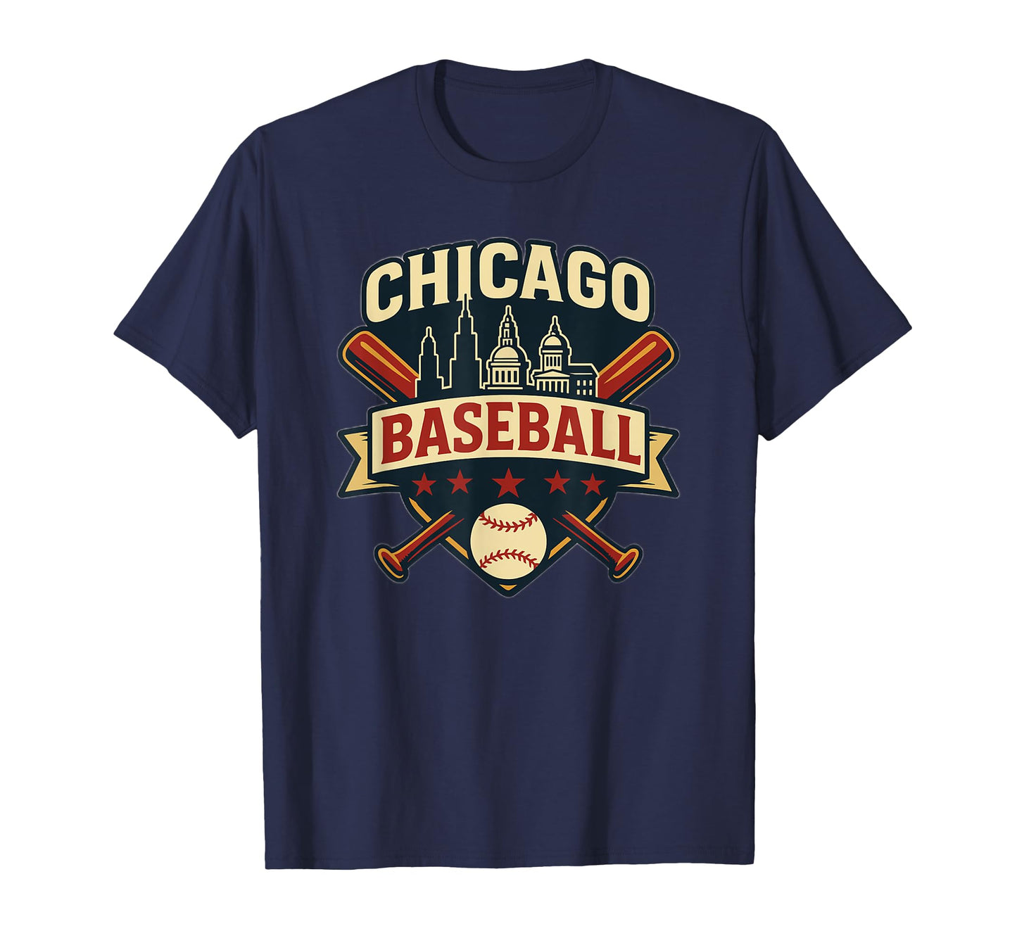 Vintage Chicago Baseball Tee , Chicago Baseball T-Shirt