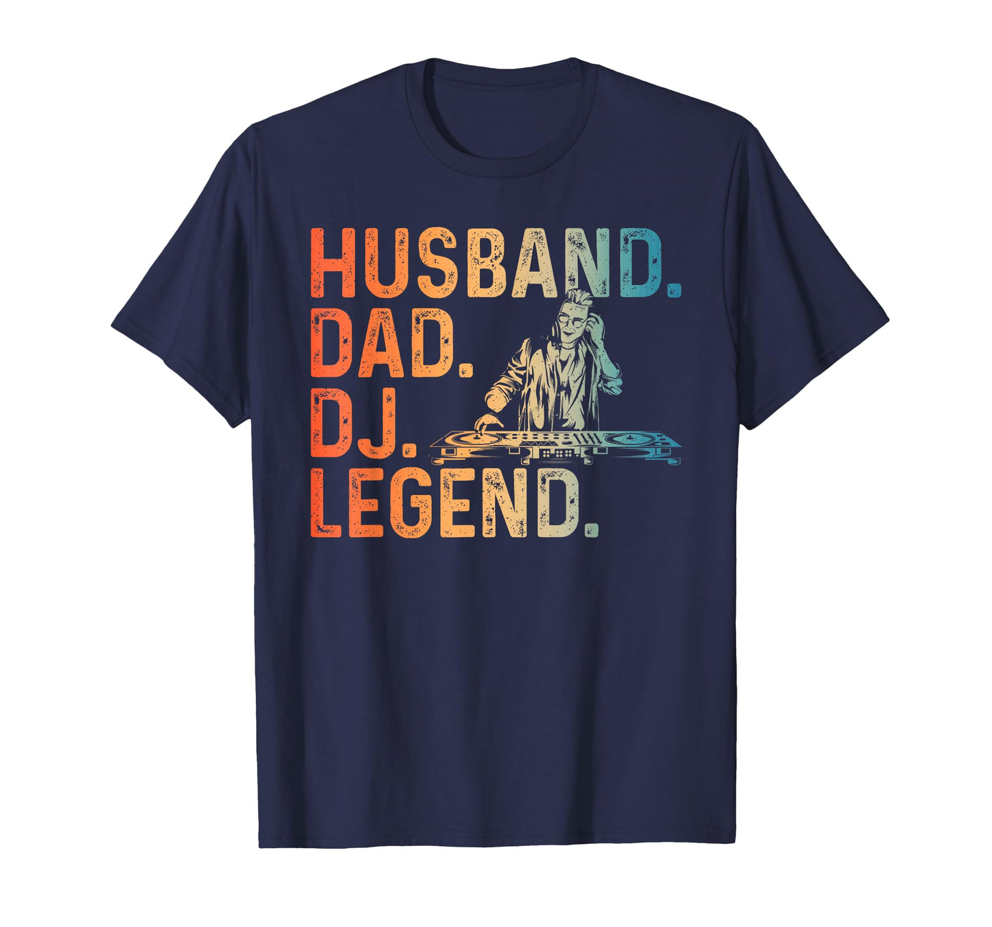 DJ Art For Husband Dad Music Producer Disc Jockey Techno DJ T-Shirt