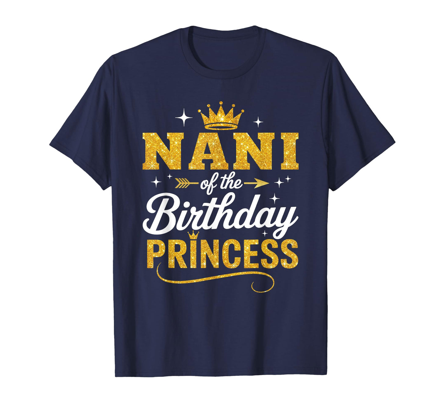 Nani Of The Birthday Princess Birthday Girl Kid Family T-Shirt