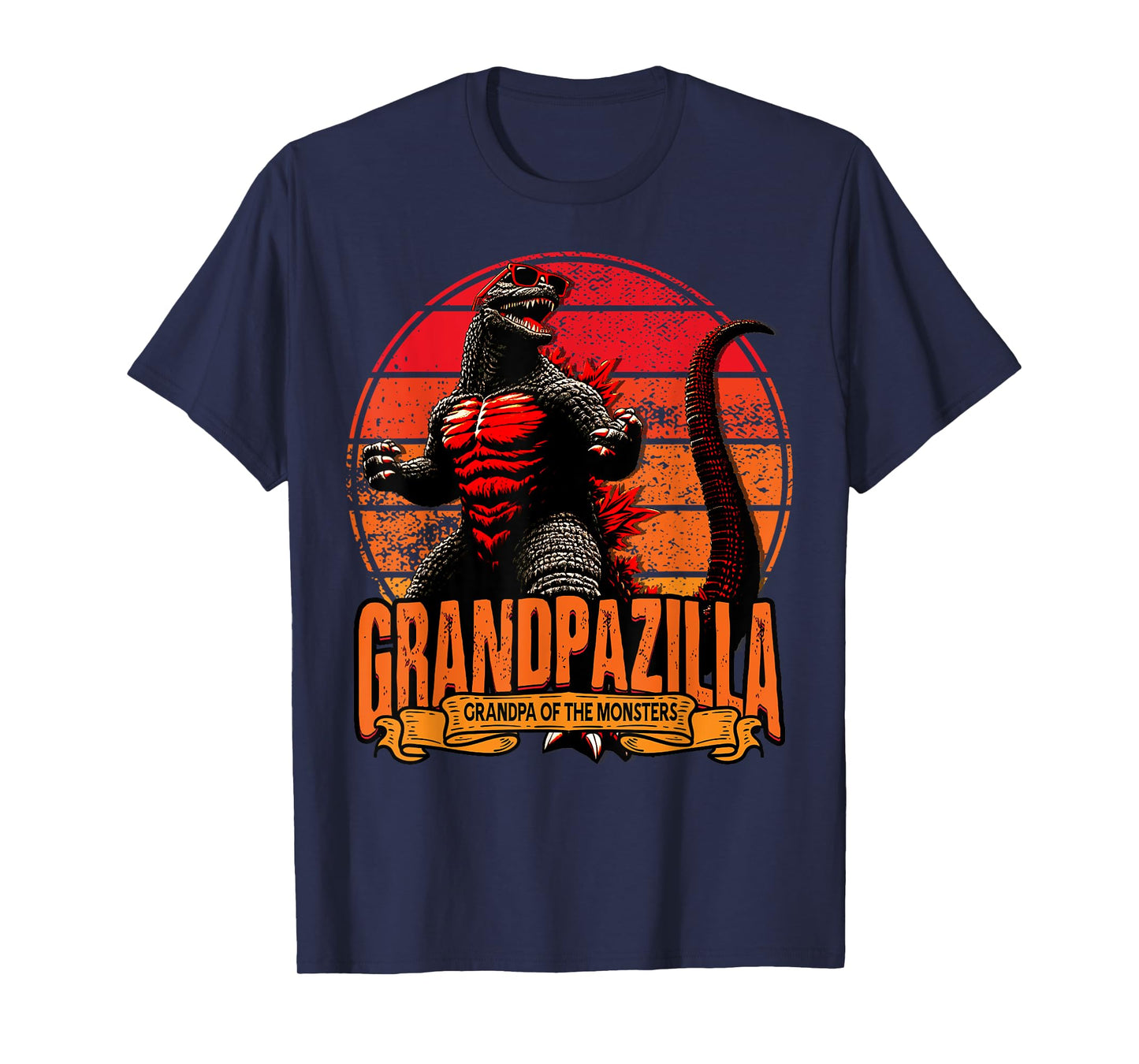 Grandpazilla Grandpa Of The Monsters Funny Gifts Father's T-Shirt