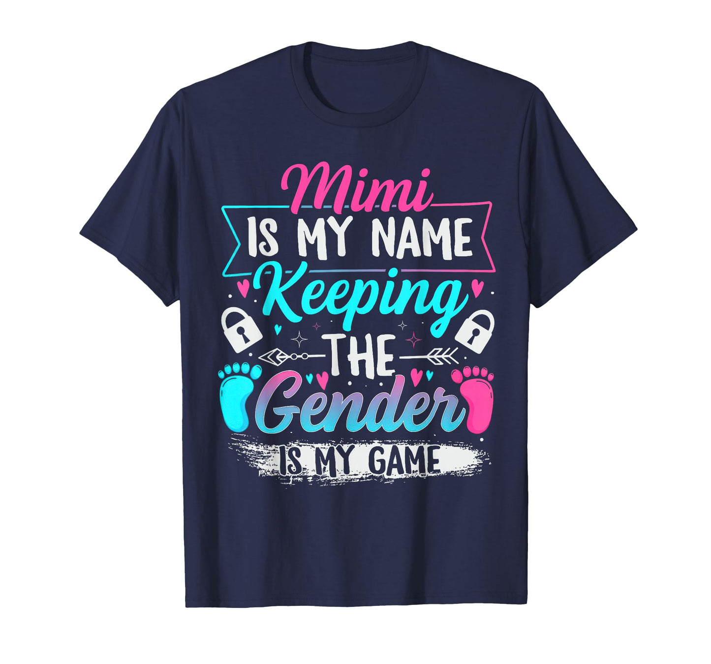Gender Reveal Keeper of The Gender Mimi Baby Shower T-Shirt